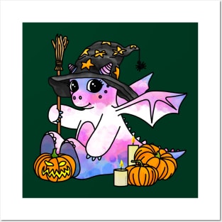 Trans Halloween Dragon Posters and Art